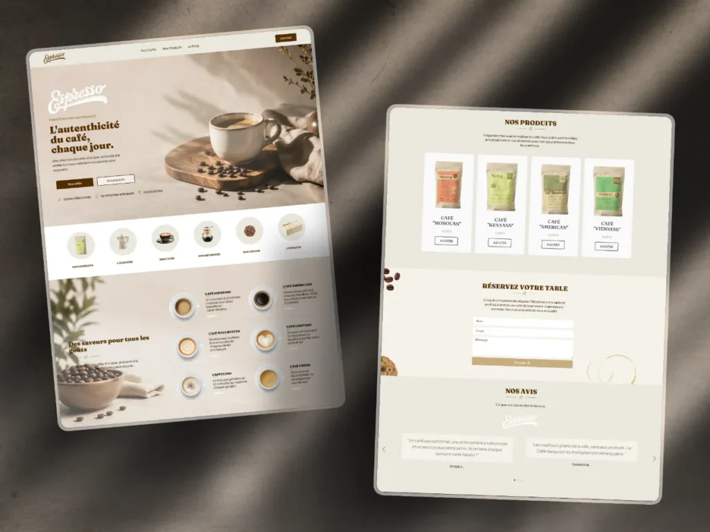 Création d’un site WordPress moderne pour restaurant à Toulouse